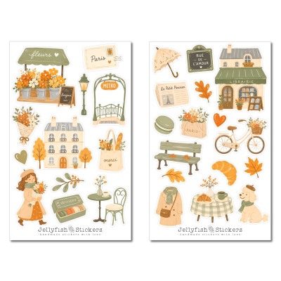 From 40EUR: Free Sticker Sheet "Autumn"