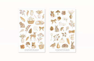 Herbst Sticker Set