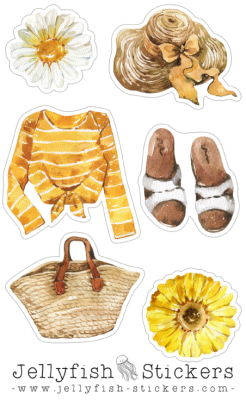 Gratis Mini-Stickerbogen "Sommer"