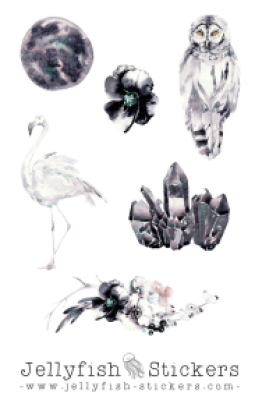 Free Mini Sticker Sheet "Moon"