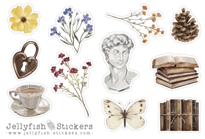 From 20EUR: Free Sticker Sheet "Wildflowers"