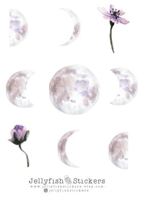 Free Mini Sticker Sheet "Moon"