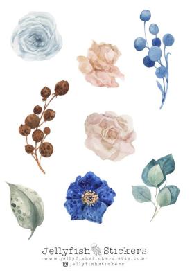 Free Mini Sticker Sheet "Flowers"