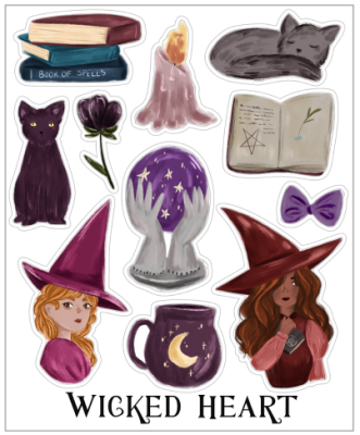 Ab 20EUR: Gratis Stickerbogen "Hexe"