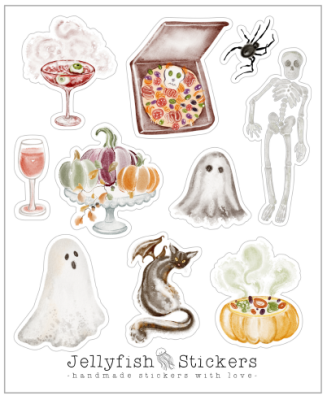 Ab 20EUR: Gratis Stickerbogen "Halloween"