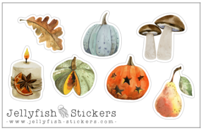 Gratis Mini-Stickerbogen "Herbst"