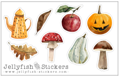Gratis Mini-Stickerbogen "Herbst"
