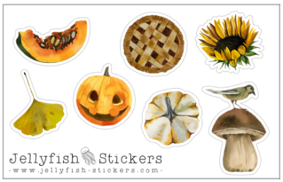 Gratis Mini-Stickerbogen "Herbst"