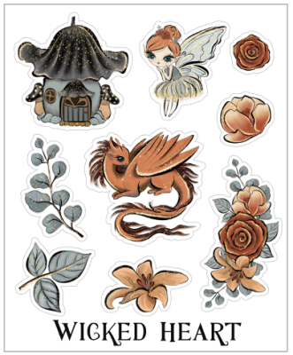 From 20EUR: Free Sticker Sheet "Fairies"