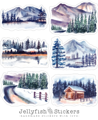 Ab 20EUR: Gratis Stickerbogen "Winter"