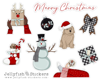 From 20EUR: Free Sticker Sheet "Christmas"