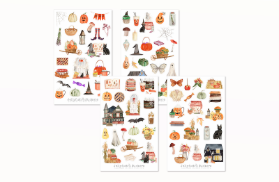 Halloween Sticker Set