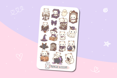 Halloween Stickerbogen
