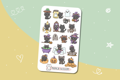 Halloween Stickerbogen