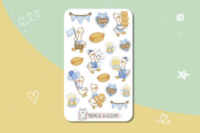 Oktoberfest Stickerbogen