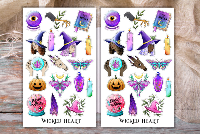 Witch Sticker Sheet