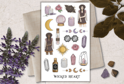 Witch Sticker Sheet