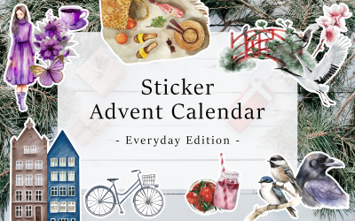 Sticker Advent Calendar EVERYDAY
