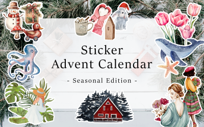 Sticker Advent Calendar SEASONAL