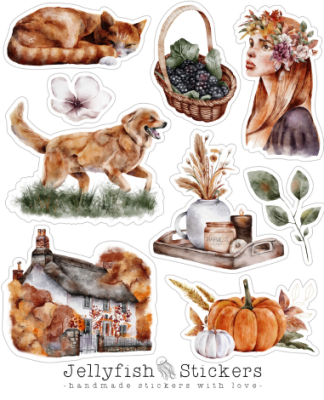 From 20EUR: Free Sticker Sheet "Autumn"